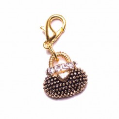 Handbag with Crystals